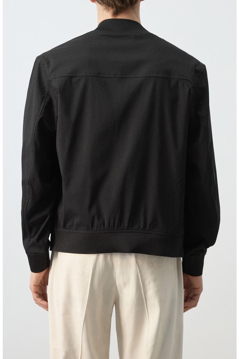 Bomber Jacket, Alternate, color, BLACK