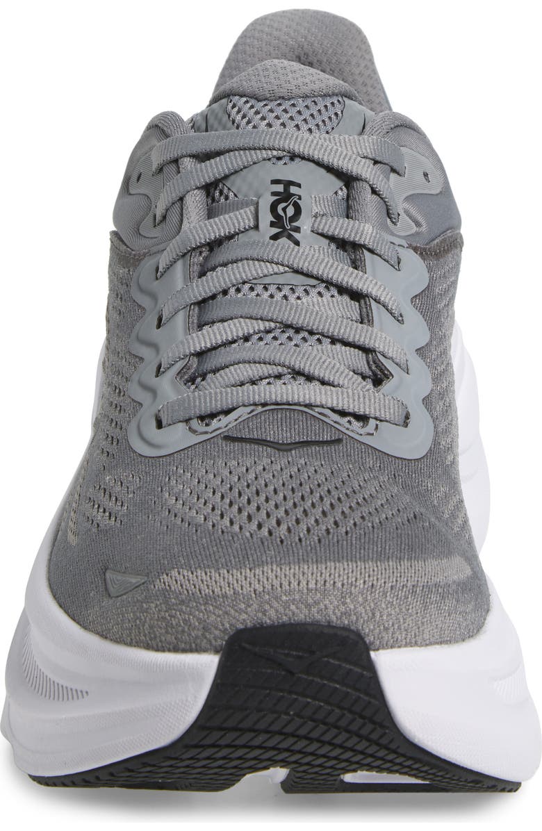 HOKA Bondi 9 Running Shoe, Alternate, color, Galactic Grey / Stellar Grey