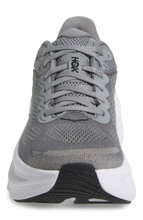 Hoka Bondi 8 Running Shoe In Gray