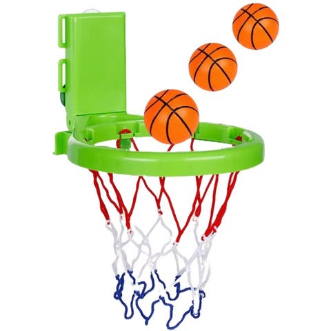 Basketball Adjustable Suction Hoop Playset
