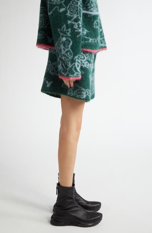 Yanyan Fuzzy Laza Alpaca & Wool Blend Shorts