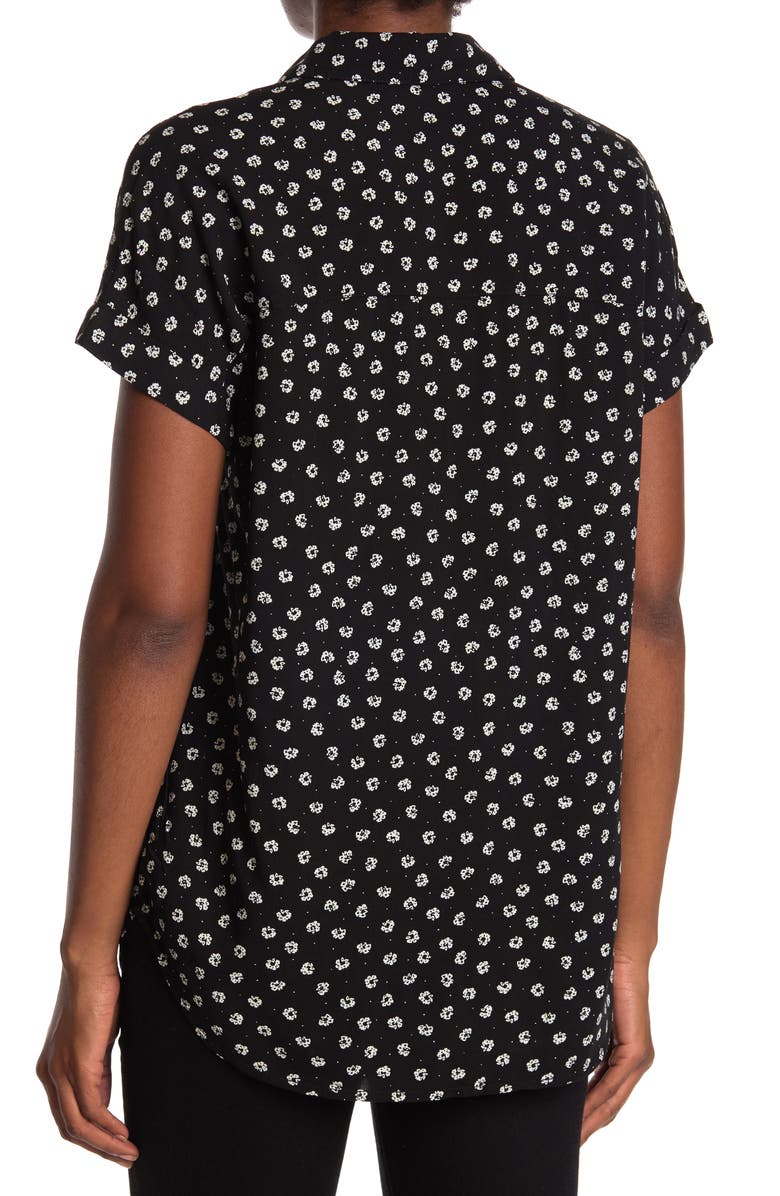 beachlunchlounge Spencer Printed Button Front Camp Shirt, Alternate, color,