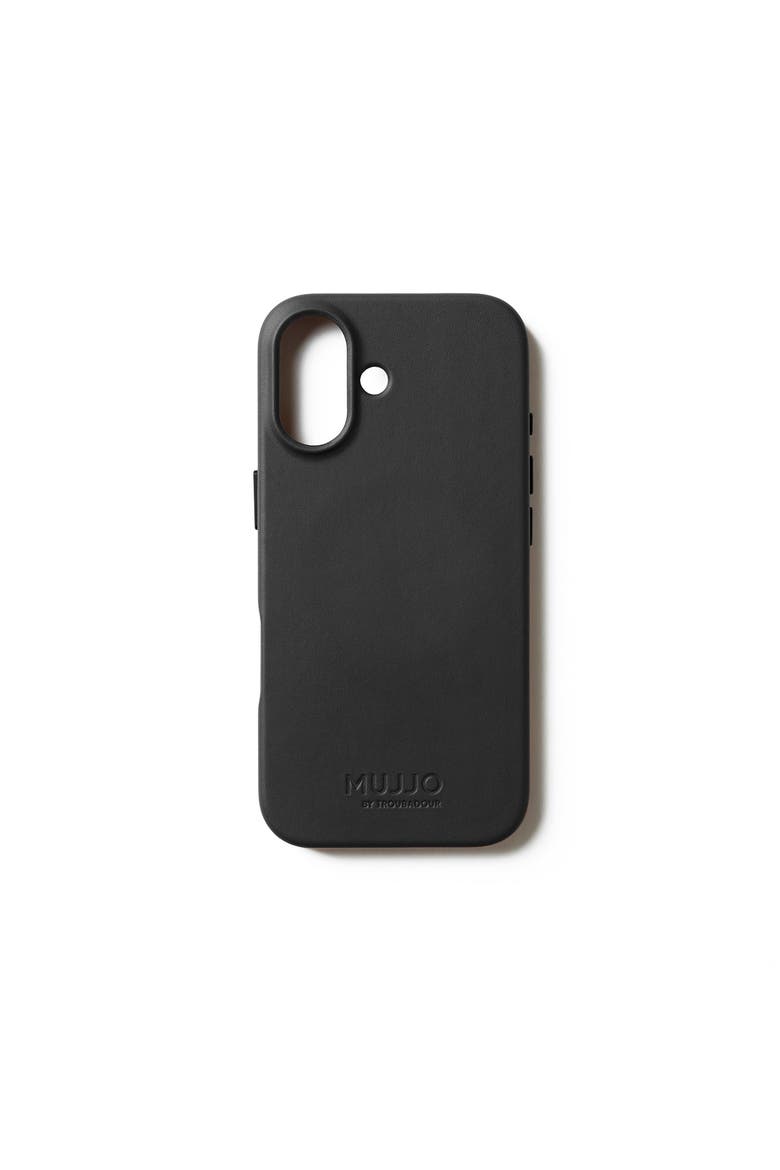 Full Leather Case for iPhone 17, Main, color, Black