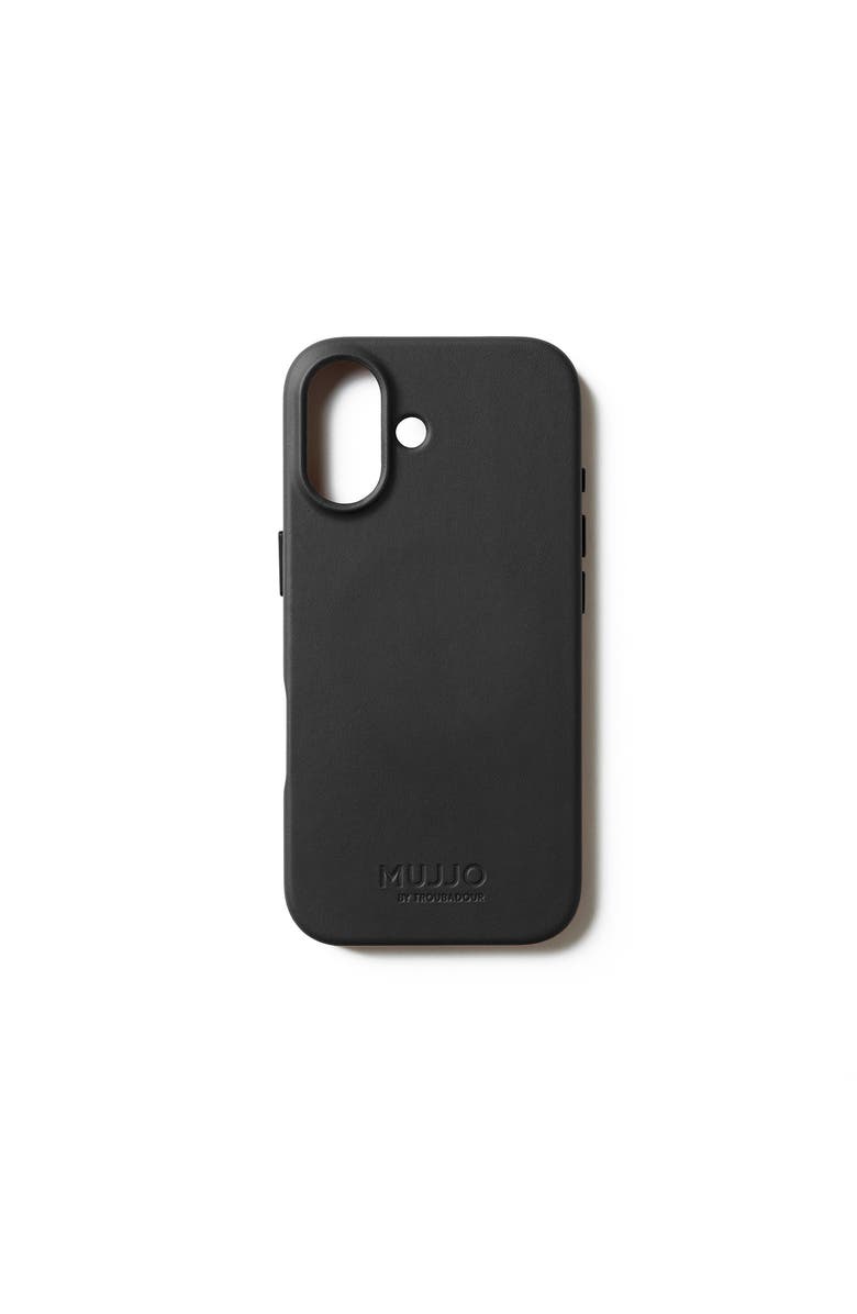 MUJJO Full Leather Case for iPhone 17, Main, color, Black