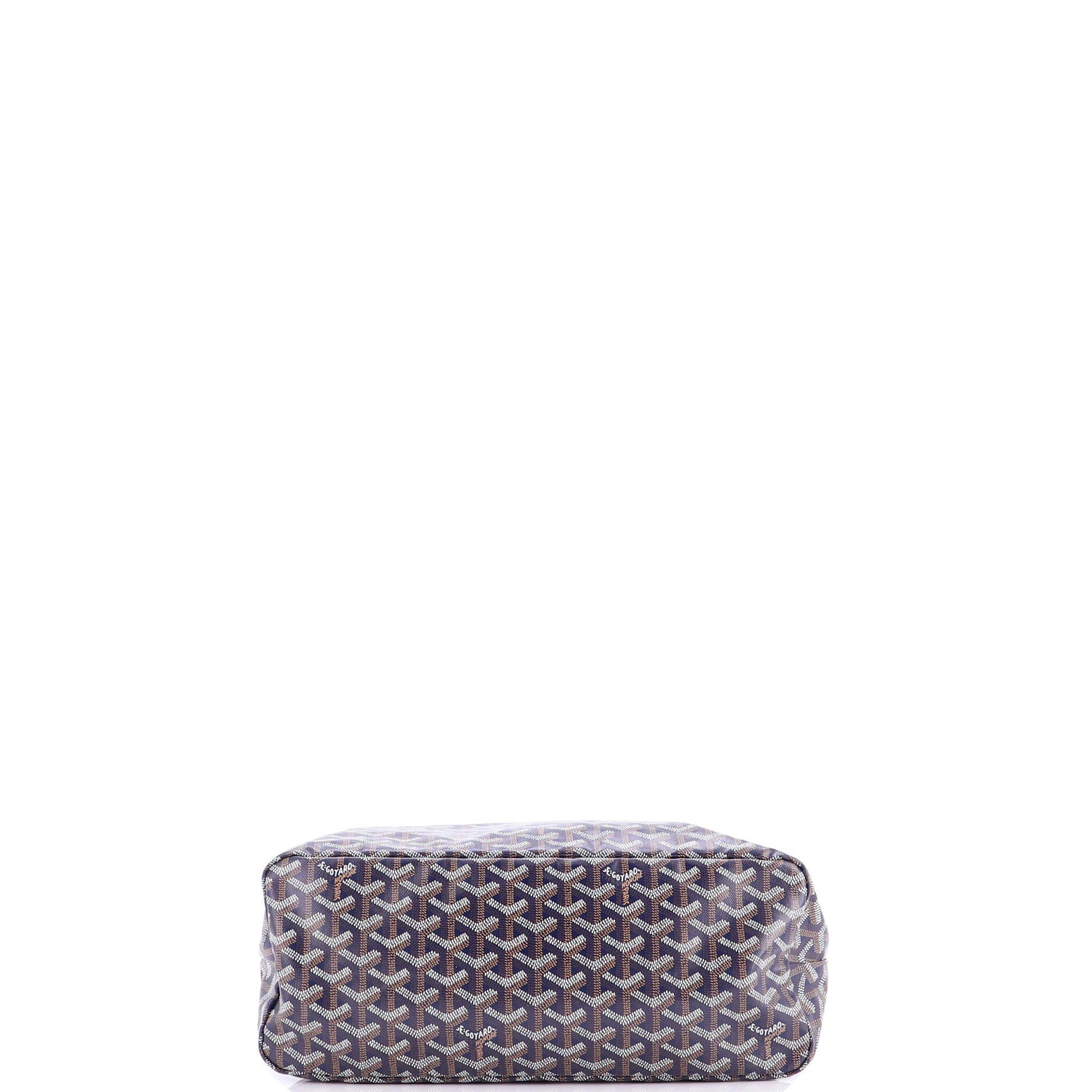 Pre-Owned Goyard Boheme Hobo Coated Canvas, Alternate, color, Blue