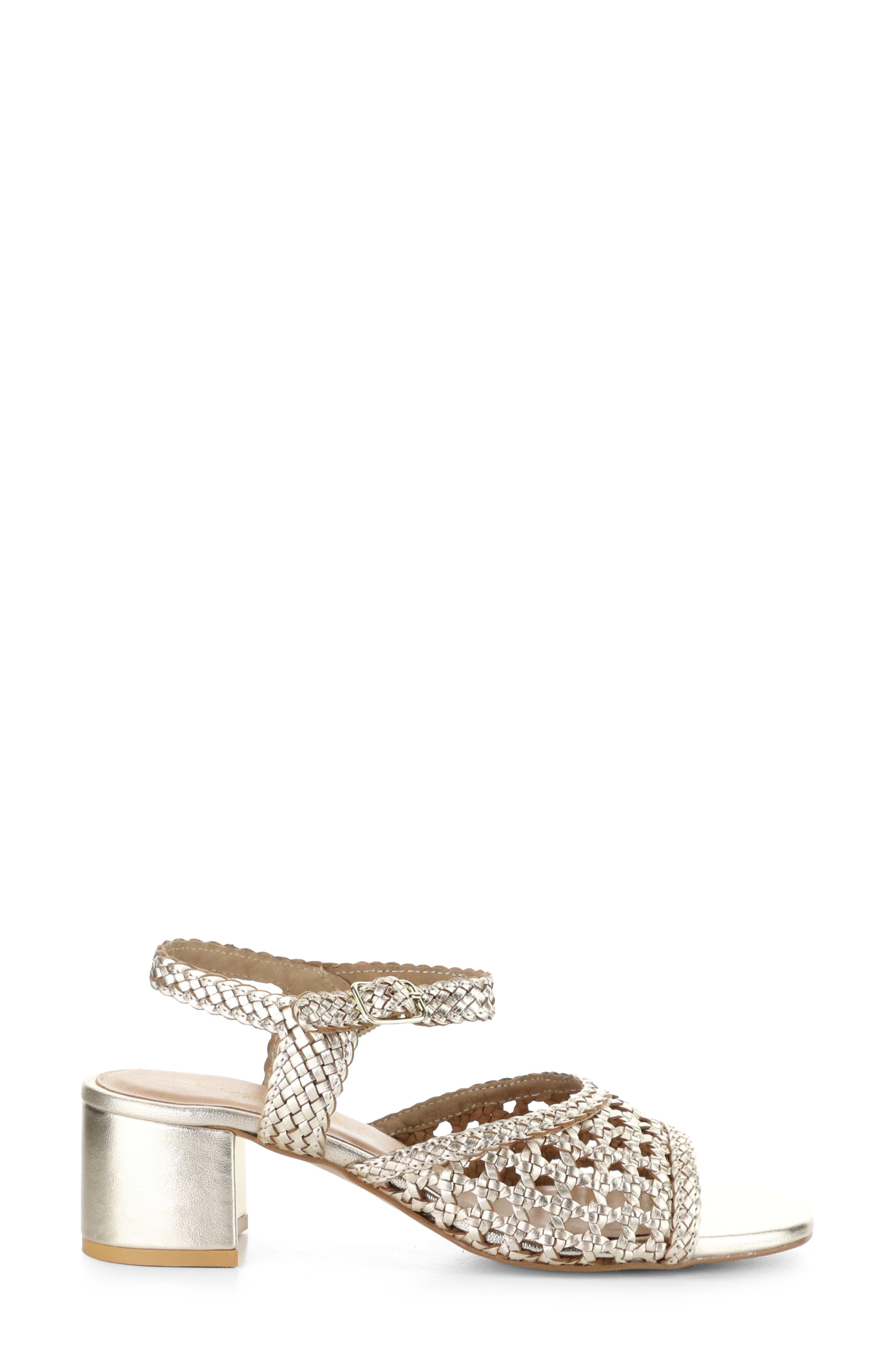 Wendi Ankle Strap Sandal, Alternate, color, LIGHT GOLD