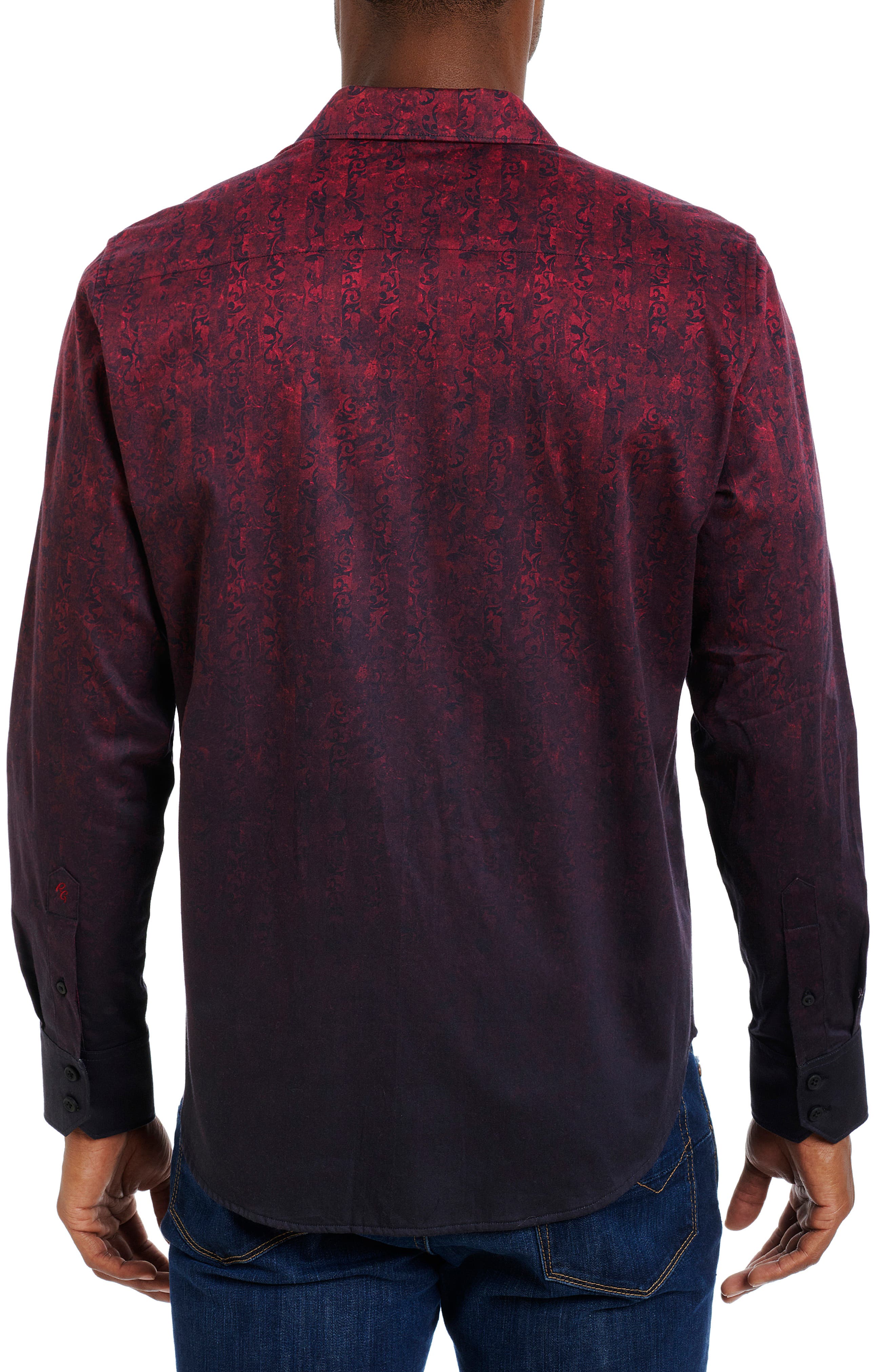Robert Graham Otari Gradient Filigree Button-Up Shirt (Men) | Nordstromrack