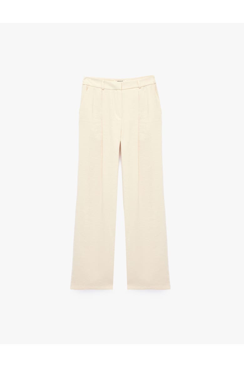 Wide Leg Trousers, Alternate, color, cream