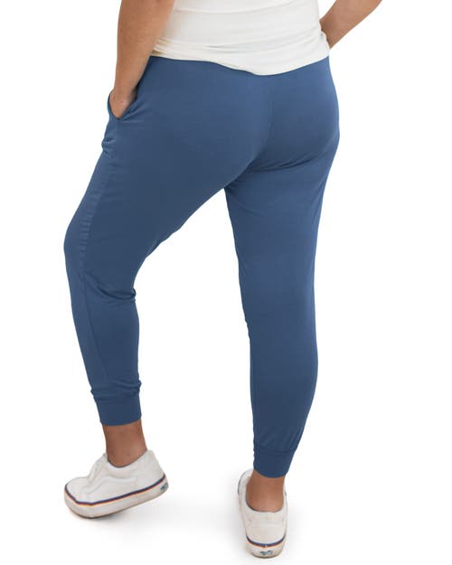 Kindred Bravely Relaxed Fit Maternity Sweatpants In Blue