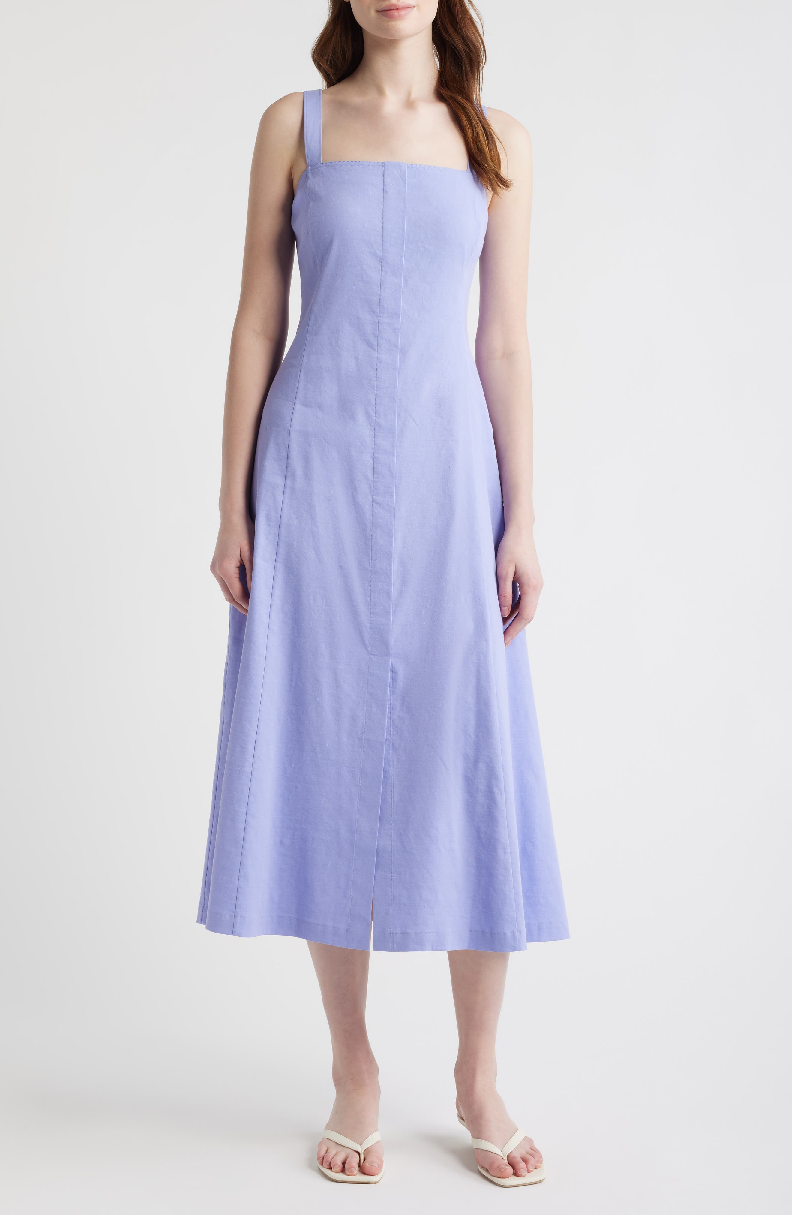 Square Neck Midi Dress - image 3