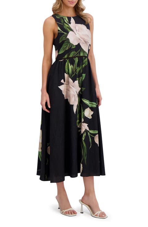 Ted Baker Milliea Pearl Embellished Skater Dress Natural TB