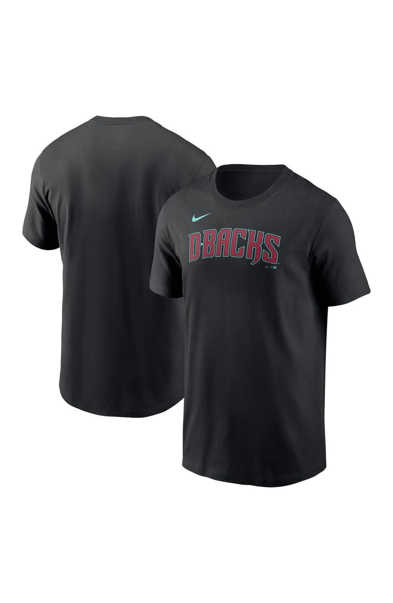 Nike Men's Nike Black Arizona Diamondbacks Wordmark T-Shirt, Alternate, color, Black
