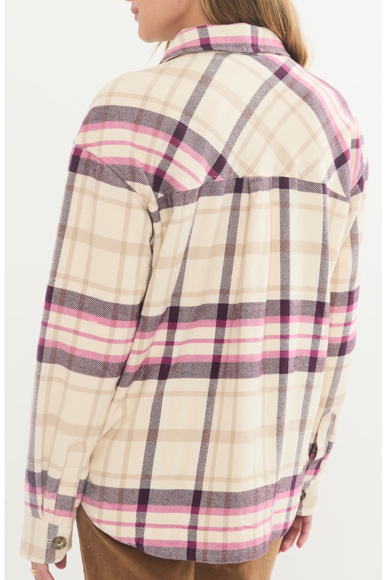 Flannel Shacket, Alternate, color, WARM PLAID