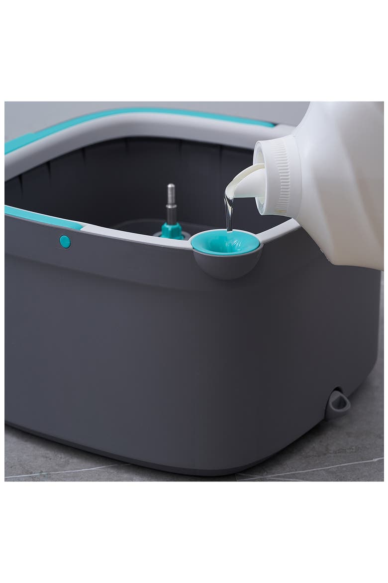 SALAV True & Tidy Spin-800 TRUECLEAN Mop & Bucket System, Alternate, color, GREY