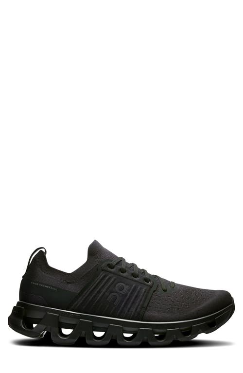 On Cloudswift 4 Running Shoe In Black/eclipse