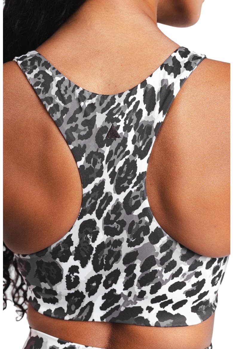 Pulse Core Bra, Alternate, color, Espresso Feline