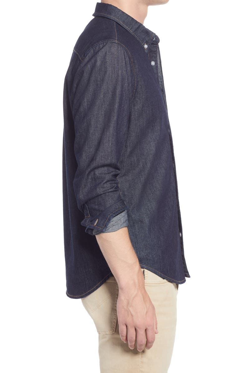 AG Aiden Classic Denim Button-Down Shirt, Alternate, color, 