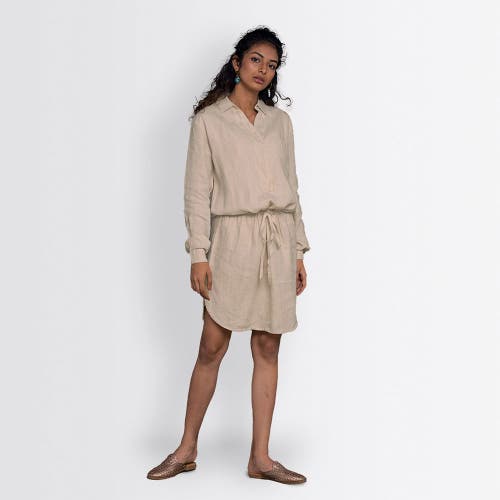 Reistor Meet Me By The Cliff Dress In Beige