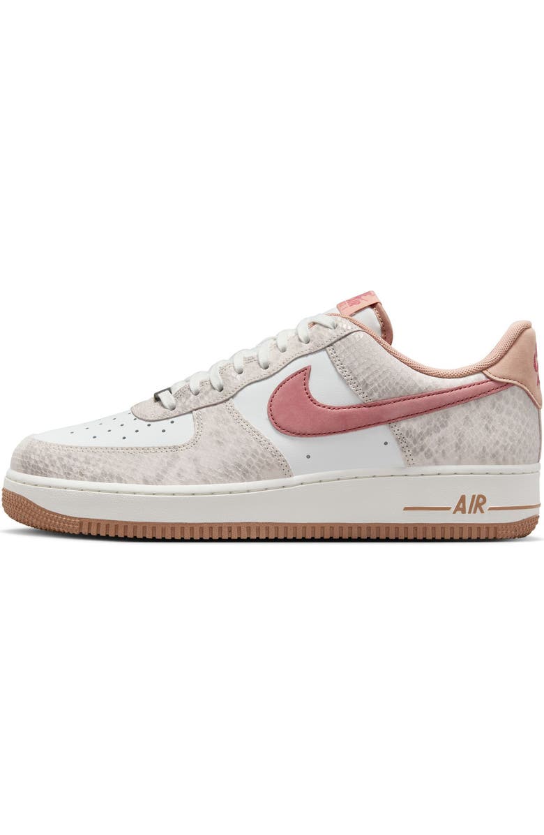 Nike Air Force 1 '07 LV8 Basketball Sneaker, Alternate, color, Summit White/ Canyon Rust