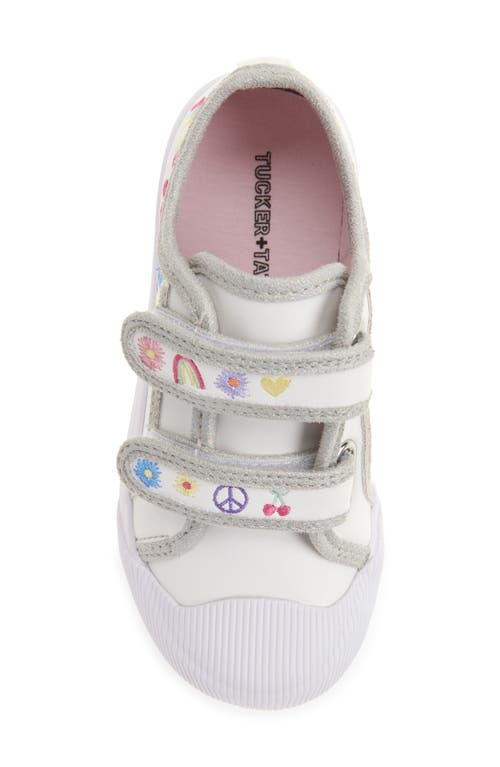 Tucker + Tate Kids' Mabel Embroidered Sneaker In White