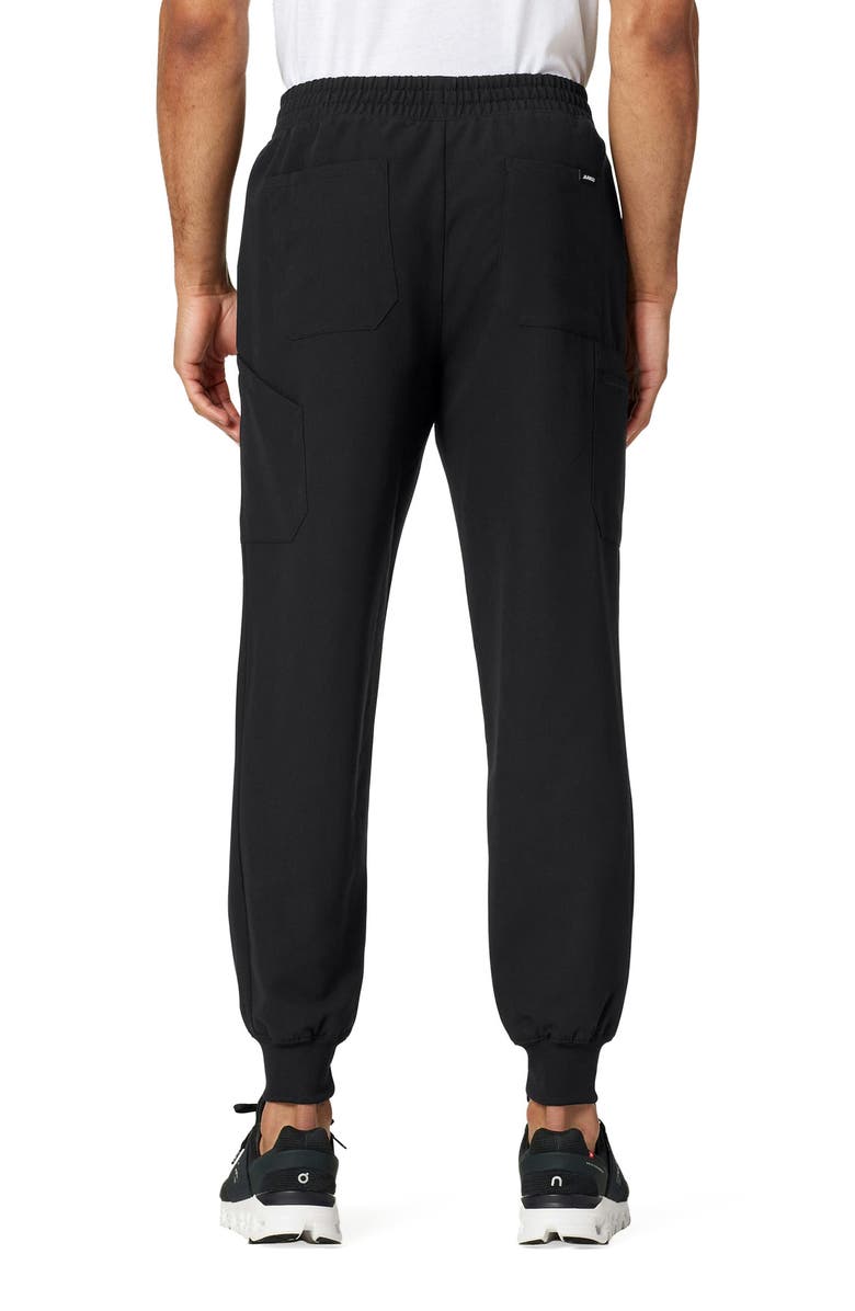 JAANUU Osmo Men's 8-Pocket Classic Scrub Jogger, Alternate, color, Black