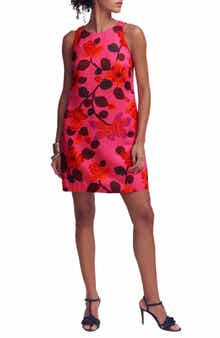 Floral Sleeveless Shift Dress