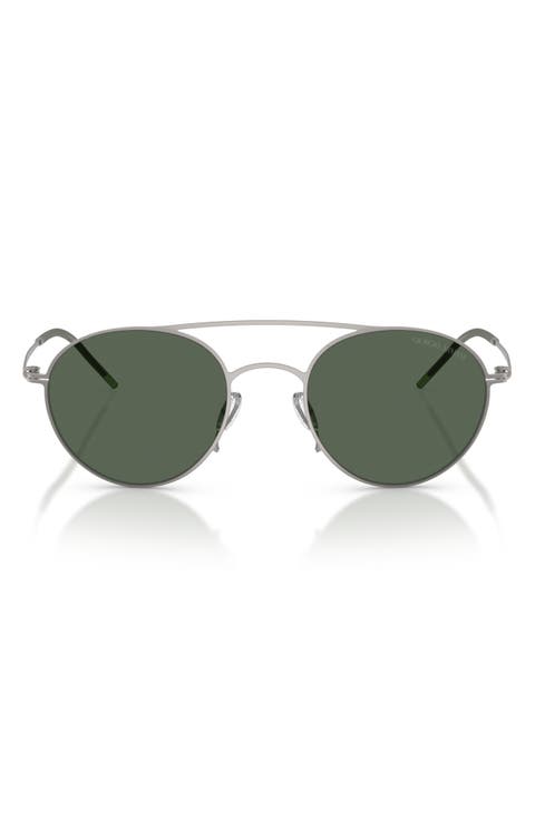 48mm Round Sunglasses