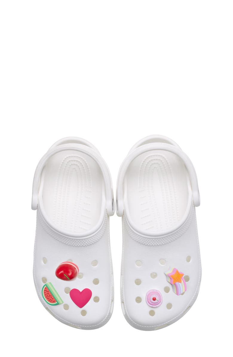 CROCS Stacked Sweets 5-Pack Jibbitz<sup>™</sup> Shoe Charms, Alternate, color, White