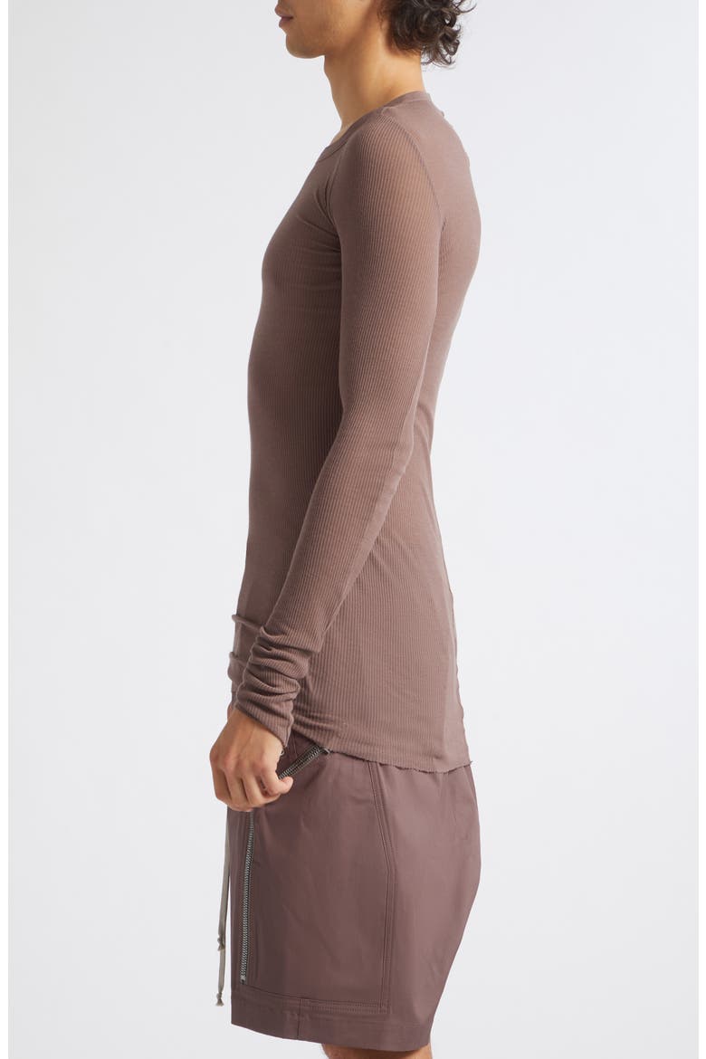 Rib Long Sleeve T-Shirt, Alternate, color, GRAPE