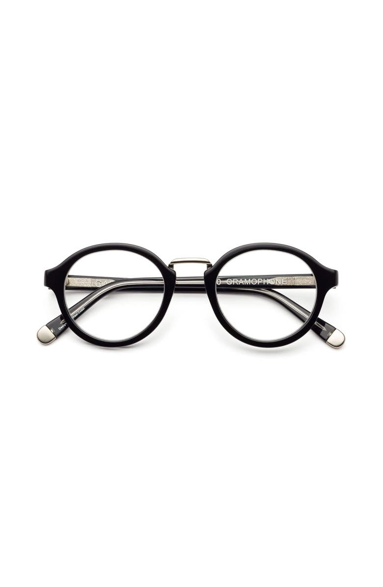 Caddis Gramophone | Reading Glasses, Main, color, Gloss Black And Vodka
