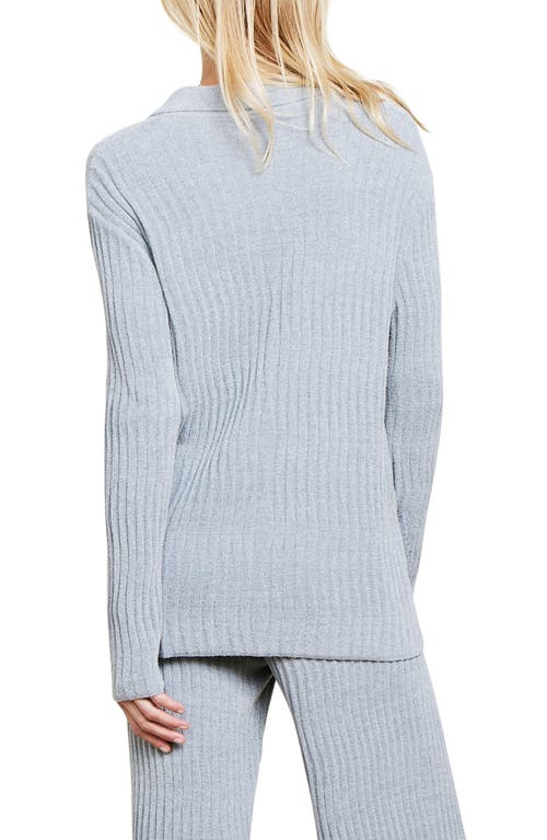 BAREFOOT DREAMS BAREFOOT DREAMS® COZYCHIC® ULTRA LITE® WAVE RIB BUTTON-UP SHIRT