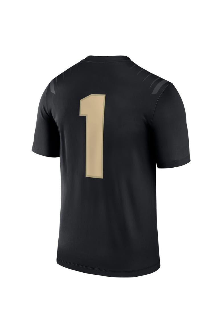 Men's Nike #1 Black Purdue Boilermakers Legend Jersey, Alternate, color, Black
