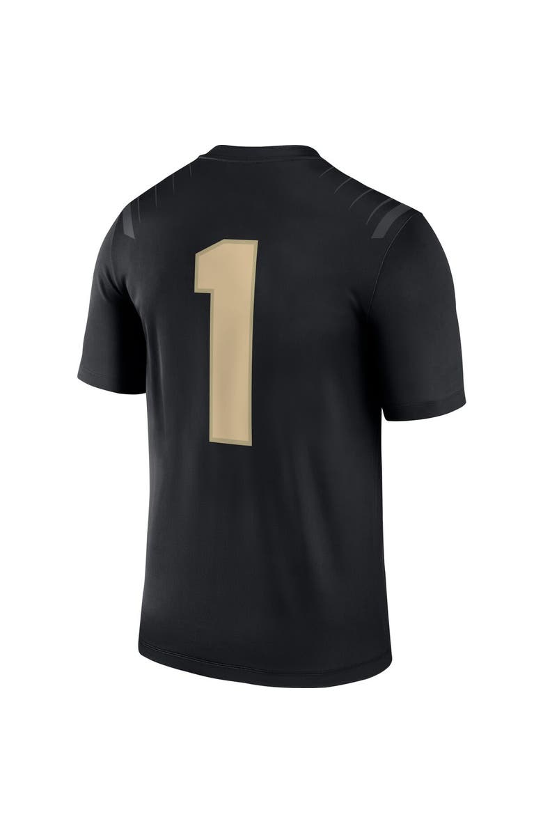 Nike Men's Nike #1 Black Purdue Boilermakers Legend Jersey, Alternate, color, Black