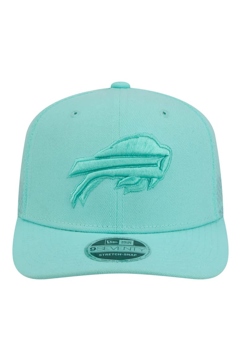 Men's New Era  Turquoise Buffalo Bills Color Pack 9SEVENTY Adjustable Hat, Alternate, color, Turquoise