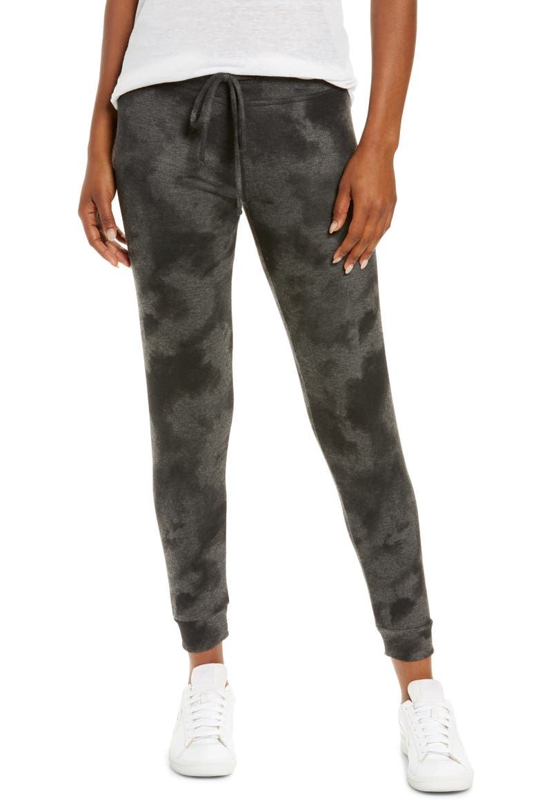Print Lounge Jogger Pants, Main, color, CHARCOAL DREAM