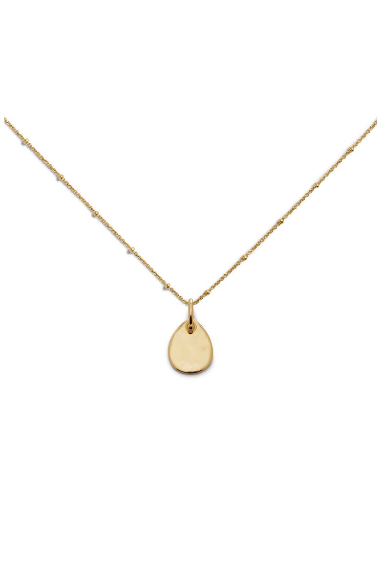 Ziggy Petal Pendant Necklace, Main, color, 18K GOLD VERMEIL