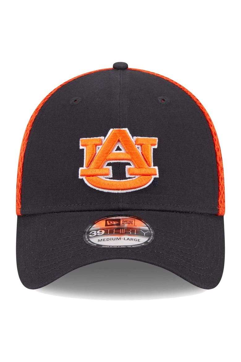 Men's New Era Navy Auburn Tigers Evergreen Neo 39THIRTY Flex Hat, Alternate, color, Navy