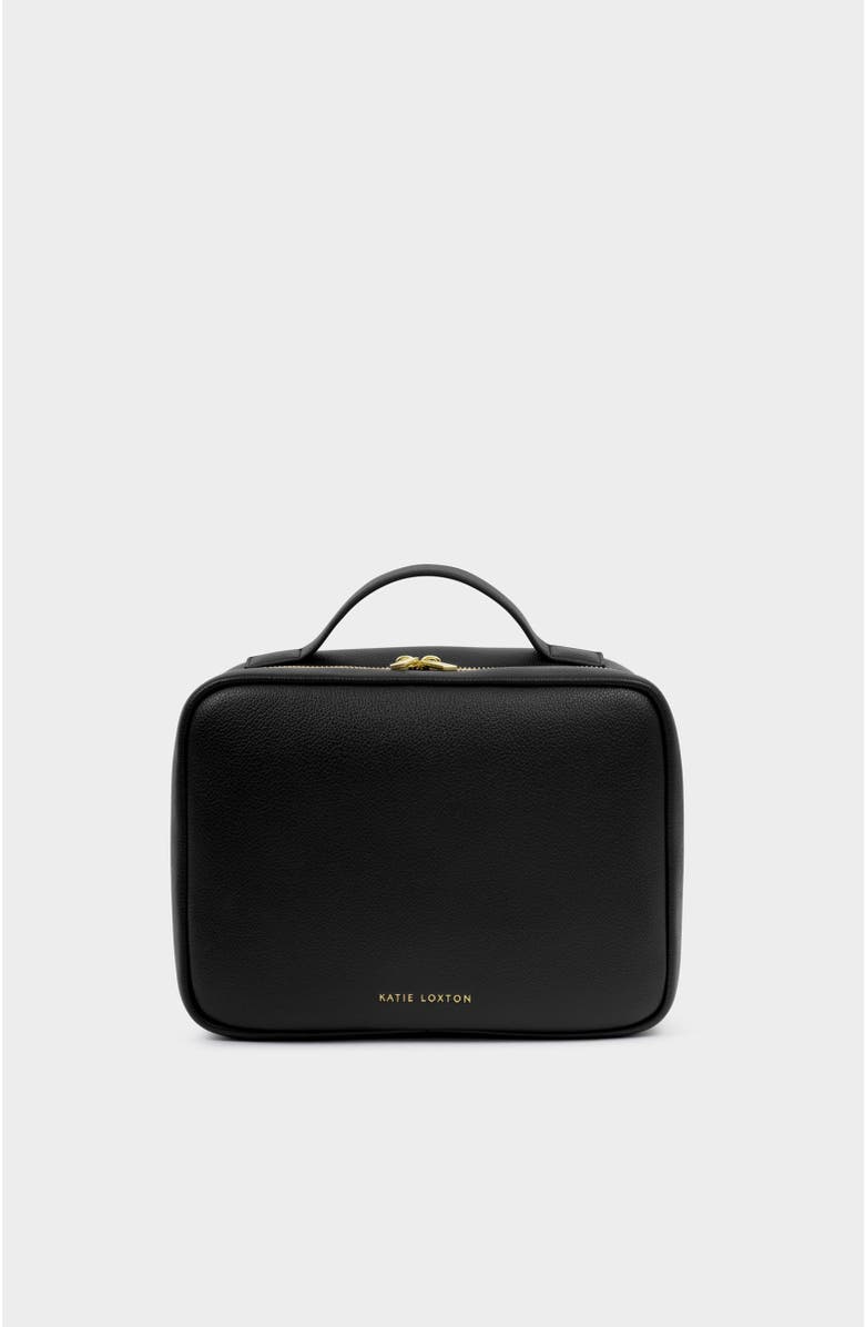 Katie Loxton Hanging Wash Bag, Main, color, Black
