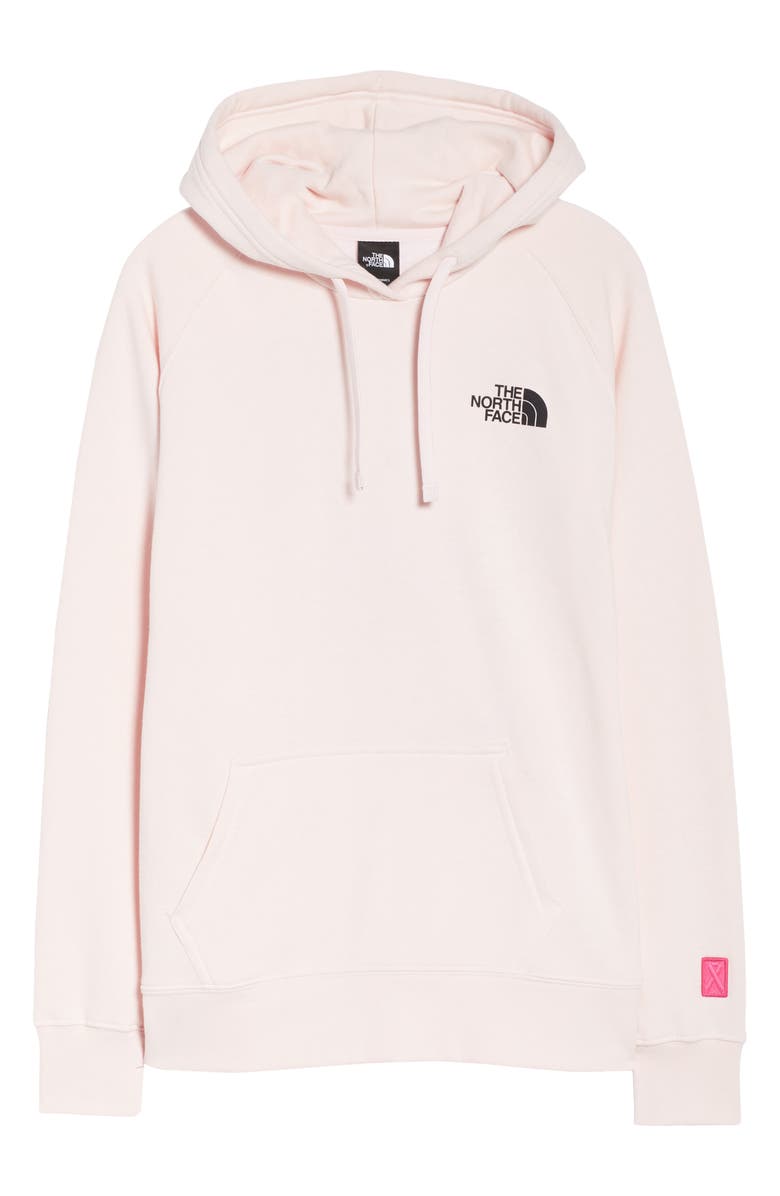 The North Face Pink Ribbon Logo Hoodie, Alternate, color,