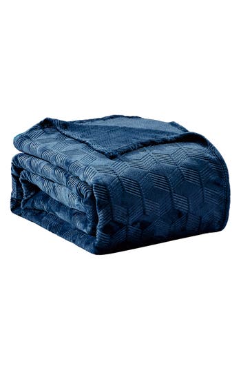 Luxury Home Amrani Embossed Ultrasoft Throw Blanket