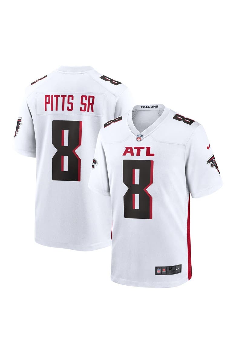 Men's Nike Kyle Pitts Sr. White Atlanta Falcons White  Game Jersey, Main, color, White