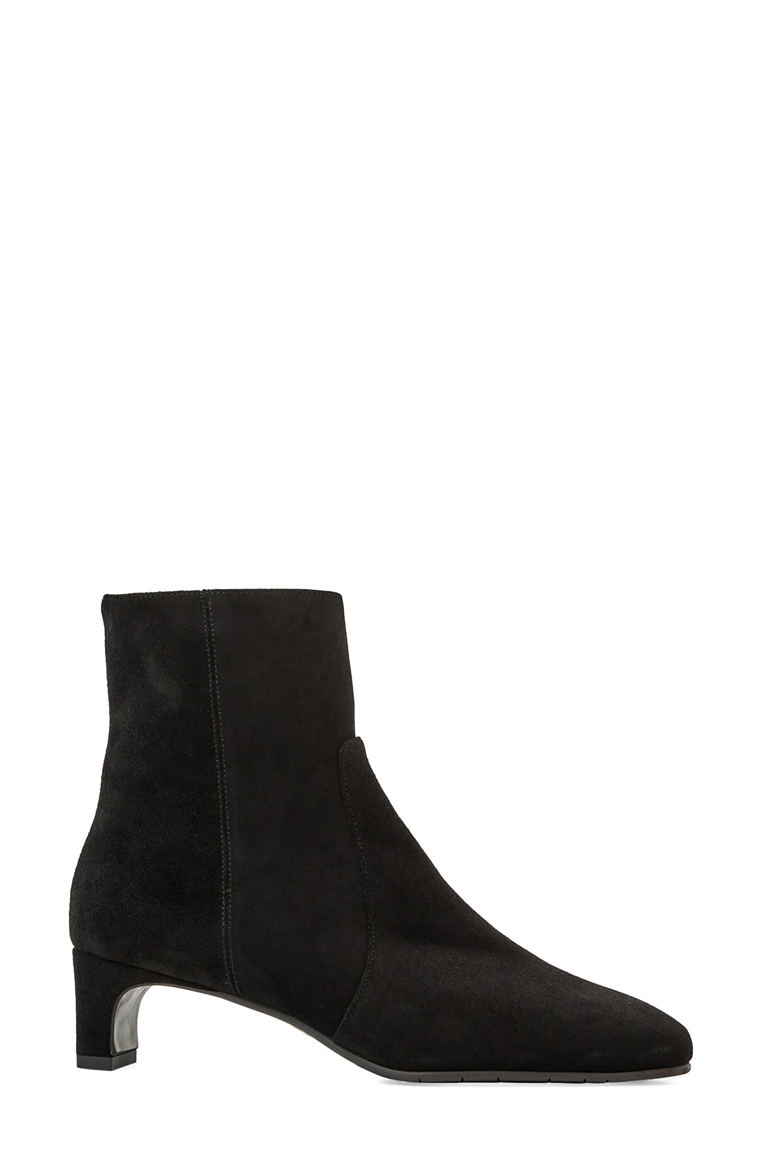 Aquatalia Siela Weatherproof Bootie, Alternate, color, Black Suede