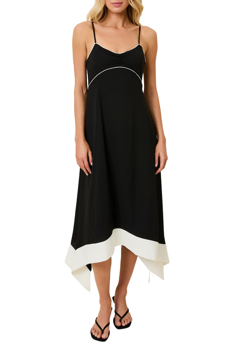 Solid & Striped The Lennox Sleeveless Maxi Dress, Main, color, Noir