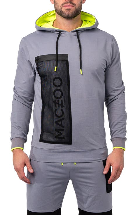 Net Grey Pocket Hoodie