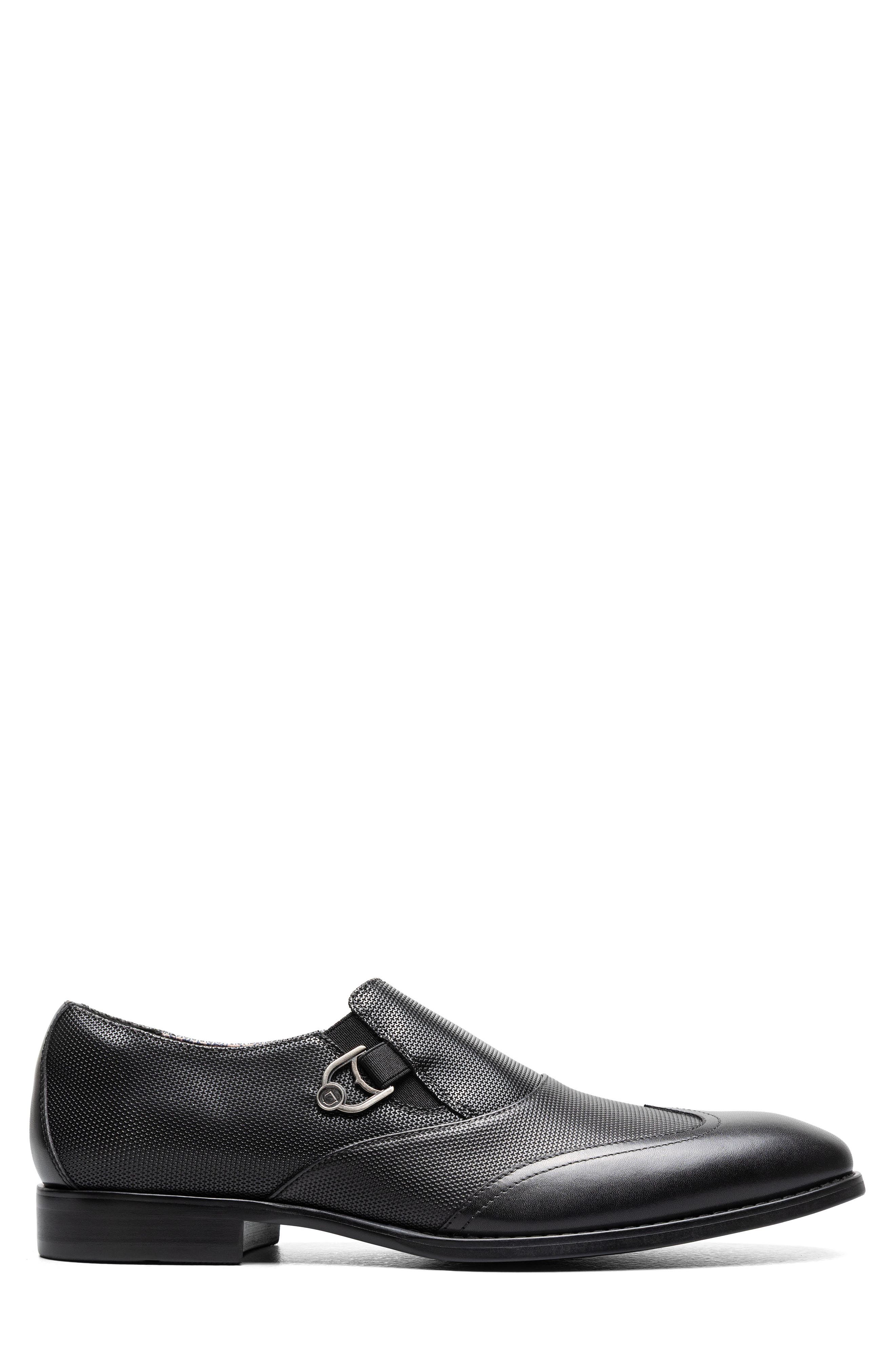 Stacy Adams Lockwood Cap Toe Loafer, Alternate, color, Black