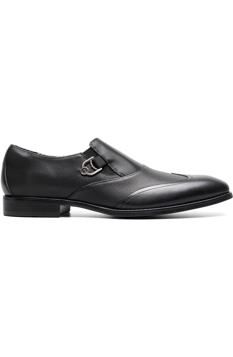 Stacy Adams Lockwood Cap Toe Loafer, Alternate, color, Black