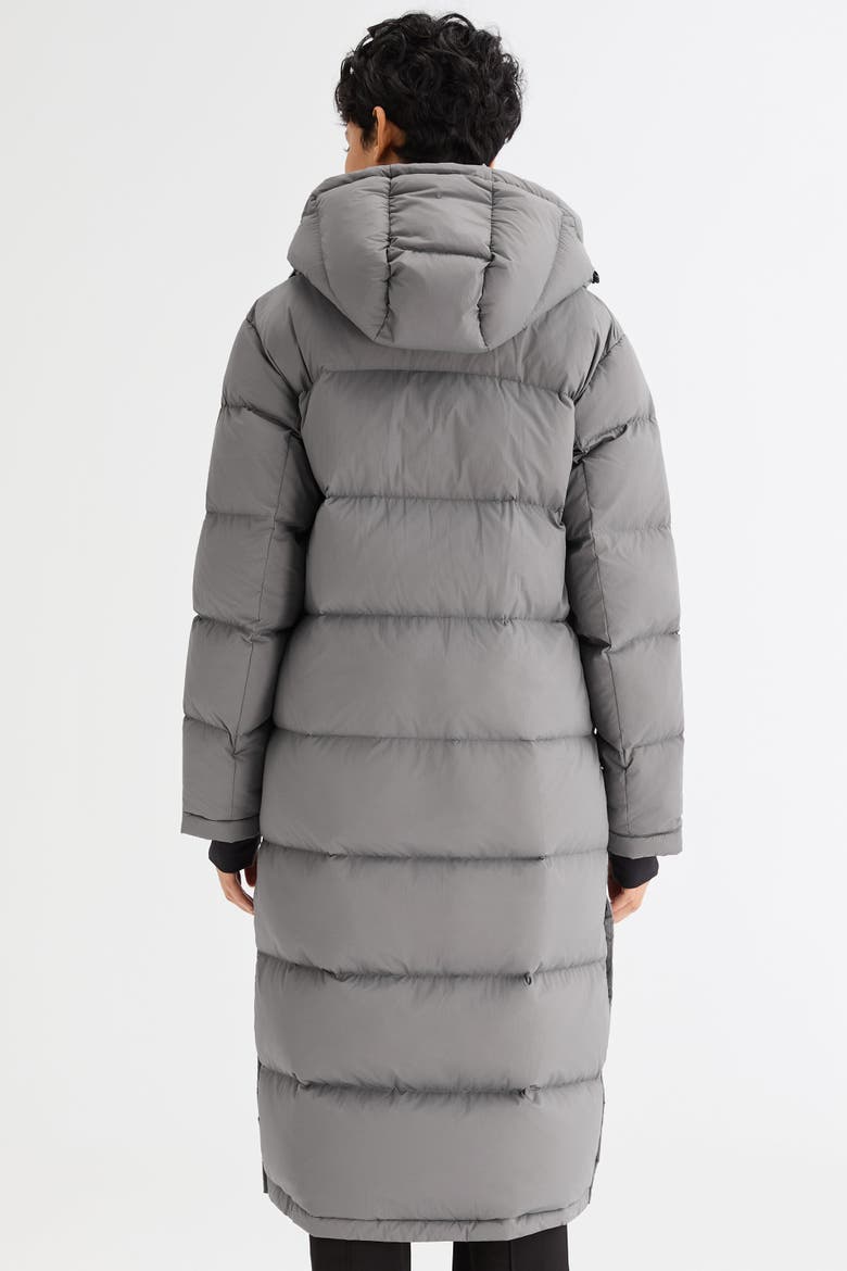 Puff-O® Long Down Puffer Jacket, Alternate, color, Gray