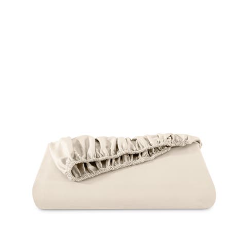 400 Thread Count Organic Cotton Sateen Fitted Sheet