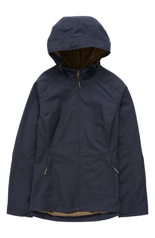 Shop Seasalt Cornwall Waterway Hooded Waterproof Jacket In Inkwell