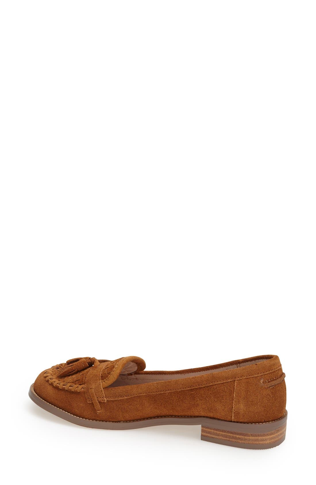 Topshop 'Lincoln' Woven Loafer, Alternate, color, 